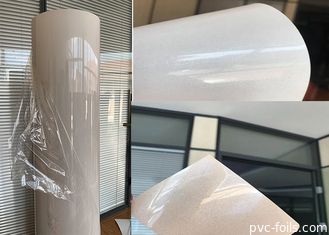 abrigo brillante del vinilo de la sobremesa de la cubierta de los muebles de la hoja decorativa del PVC de 0.10m m alto