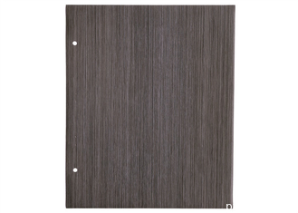 Metros/rollo Eco de la hoja 500 de los muebles del PVC de Ash Grey Waterproof amistoso