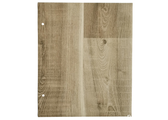 Hoja decorativa de los muebles del PVC 3D para la membrana que presiona final de grano de madera