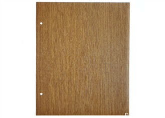 Color de madera del grano del PVC de los muebles de la hoja de la anchura de encargo del rollo 1260m m