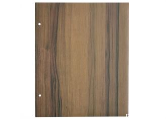 Hoja decorativa del PVC del color del Teakwood para la laminación del vinilo de los muebles