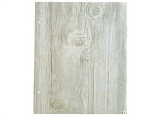 Hoja del grano de madera del PVC de Matte Finish Stretched grueso de 120 micrones