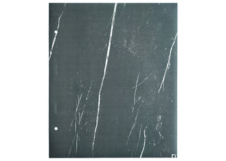 Lámina decorativa de PVC mate con efecto de mármol negro para puertas de membrana de MDF