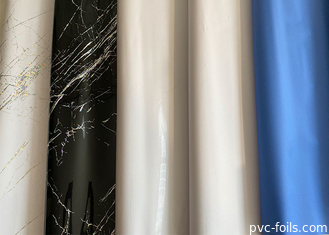 Alta hoja brillante Rolls de los muebles del PVC de 0.18m m para la decoración superficial interior