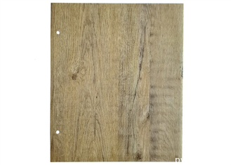Hoja resistente rasguñada del grano de madera del PVC para la superficie decorativa interior
