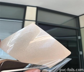 alta película del PVC del lustre de 1400m m para el rasguño anti de la decoración de la puerta de los muebles