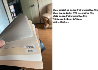 película decorativa sucia anti del PVC de 0.50m m para las puertas del Cabinetry