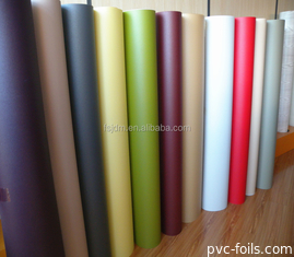 película auta-adhesivo del PVC de los 50m para la superficie de plano de la puerta de la pared techo del gabinete de los muebles Matte Semi Gloss