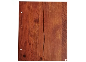 superficie lisa auta-adhesivo del roble de 0.6m m de la película decorativa de oro del PVC