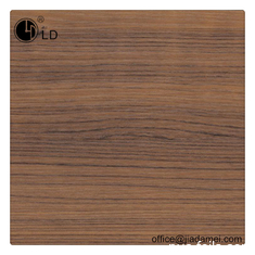 Película decorativa del PVC del grano de madera de la nuez para el embalaje del perfil del MDF