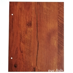 0.07 mm de espesor de madera de diseño de PVC película decorativa de superficie plana rollo de embalaje