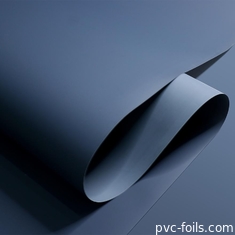 Película decorativa de PVC de color azul oscuro de 0,20 mm de espesor