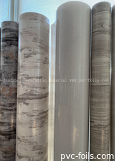 Película decorativa de PVC de rollo de PVC de patrón de mármol para prensado de membrana de vacío