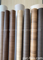 Película decorativa de PVC de grano de madera para el perfil de envoltura espesor 180 micrones