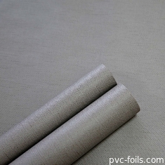 Super Matte Pvc papel decorativo para puertas de membrana de color gris claro