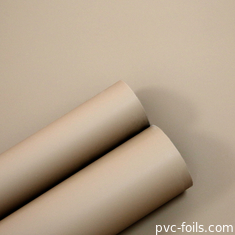 Diseño de tejido Rollo de papel de membrana de PVC para puertas de MDF, prensado de membrana