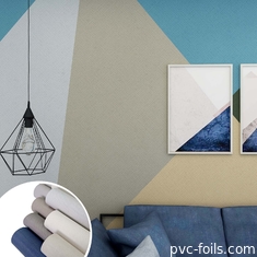 Folias decorativas de PVC anti-huellas digitales súper mate para superficies interiores