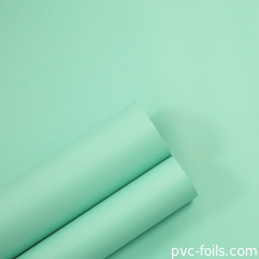 Película de muebles de PVC súper mate para puertas de membrana, sensación de piel suave al tacto