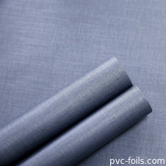 Finitura de metal cepillado Película autoadhesiva de PVC en rollo para decoración de superficies