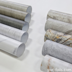 Nuevo diseño de mármol de PVC de papel decorativo para la laminación, prensa de membrana