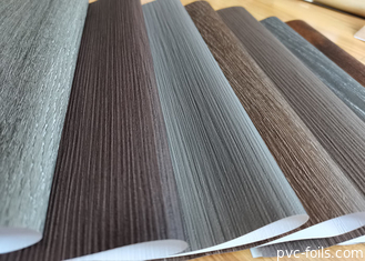 Película decorativa de PVC de efecto madera para revestimiento de paredes de estilo industrial