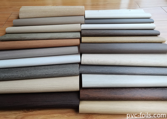 Película de envoltura de PVC de grano de madera de cerezo para diseño de muebles personalizados