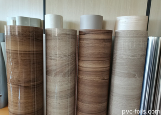 Rollo de película de muebles de PVC de alto brillo para superficies de gabinetes modernos