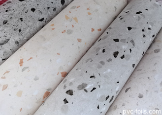 Película decorativa de PVC de mármol blanco para encimeras de cocina