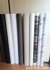 Película decorativa de PVC de efecto mármol para prensado al vacío Ancho de impresión completo 1400 mm