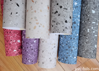 Película autoadhesiva de muebles de PVC de diseño de mármol para encimeras de cocina