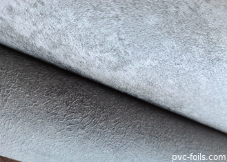 Película de PVC de textura de cemento grabado al vacío para aplicaciones interiores modernas