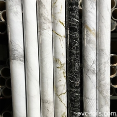Impresión digital película decorativa de diseño de mármol de PVC para muebles y decoración de interiores