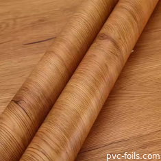 Super Mat Wood Grain PVC para la decoración de paneles de pared de WPC