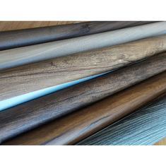 Folias de membrana de PVC de grano de madera 3D para acabados de superficie de muebles y puertas