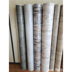 Fuel de membrana de PVC con efecto de mármol brillante para decoración interior