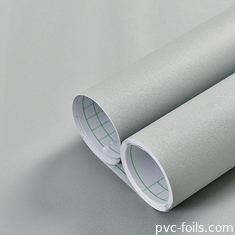 Película de PVC autoadhesiva de color sólido gris mate - Pelar y pegar para la superficie de los muebles