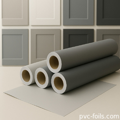 Película de laminación de PVC de color sólido súper mate para muebles y puertas