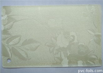 Película autoadhesiva interior del PVC del color blanco para la decoración de la cabina de exposición