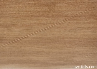 Hoja de madera el 100m-1000m de los muebles del PVC del grano para el marco de puerta que envuelve perfil