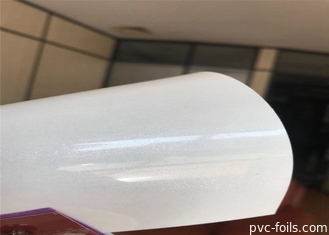 puertas blancas de la membrana de los muebles del carrete de película del Pvc del lustre de 0.3m m altas