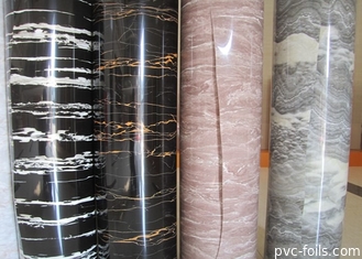Película decorativa de PVC de efecto mármol negro para encimera de muebles