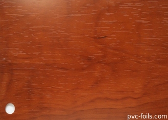 La hoja de madera de la membrana del PVC del color de Apple para las puertas emerge la anchura 1400m m