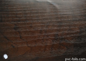 Película de madera tridimensional del Pvc del grano para la decoración superficial interior