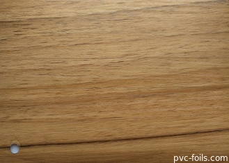 Papel decorativo auto-adhesivo del grano de la película de madera del vinilo para el Pvc de la hoja de los muebles