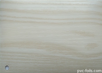 Película decorativa del Pvc de la membrana para el grano de madera de los colores claros de la superficie de los muebles