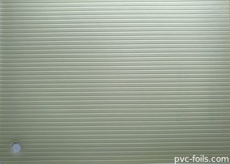El color blanco grabó en relieve la laminación caliente del efecto tridimensional decorativo de la película del PVC
