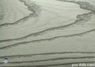 Película decorativa de madera mate del PVC de la textura para la laminación de la superficie de los muebles
