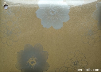 La flor imprimió al armario de cocina auto-adhesivo de la película 0.15m m 0.2m m del Pvc