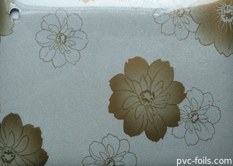 La flor brillante imprimió a los proveedores autos-adhesivo de la película del Pvc para la puerta de gabinete