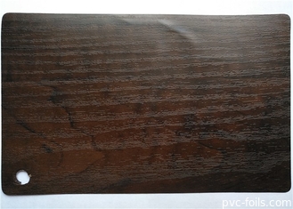 Membrana auta-adhesivo del efecto de la hoja del abrigo del Pvc de la película de madera de los muebles interior